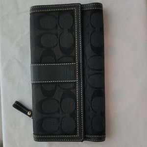Coach Classic Monogram Trifold Wallet